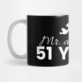 51st Wedding Anniversary Couples Gift Mug